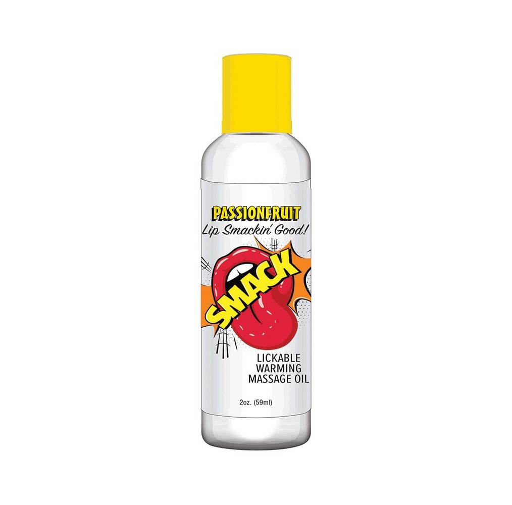 Smack Warming Massage Oil-Passion Fruit  2oz